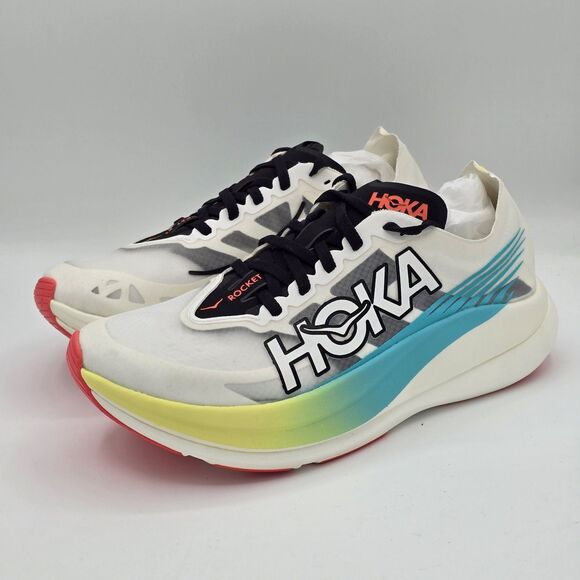 HOKA Rocket X 2 Carbon Plate Running Shoes Yuzu Cielo Blue Women’s 8 Men’s 7 main image 5